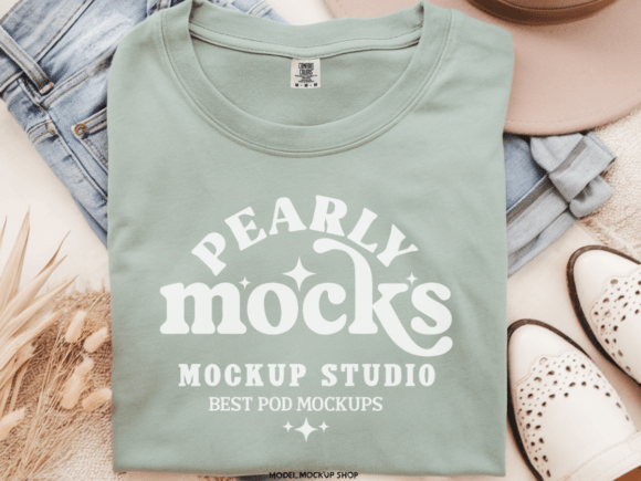 Download Comfort Colors 1717 Flat Lay Mockup 13 - Premium Resources
