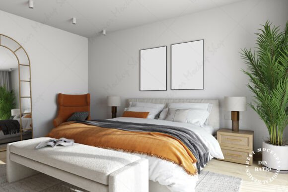 Download Bedroom Mockup Autumn - Bedroom mockup Collection