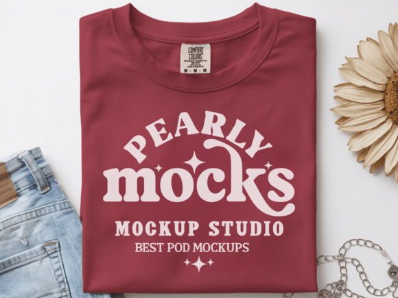 Download Comfort Colors 1717 Flat Lay Mockup 34 - Premium Resources